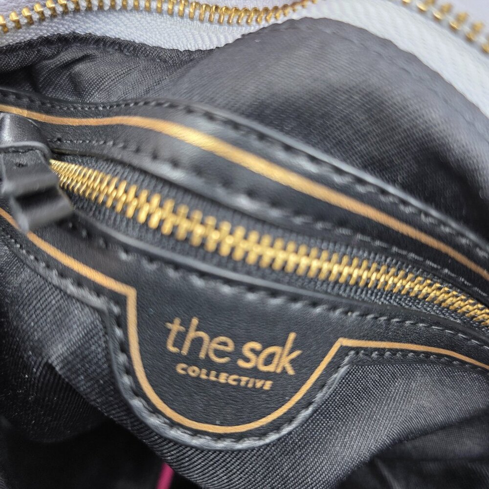 The Sak Collective Lavender Pebbled Leather Studded Crossbody Bag - Picture 7 of 14
